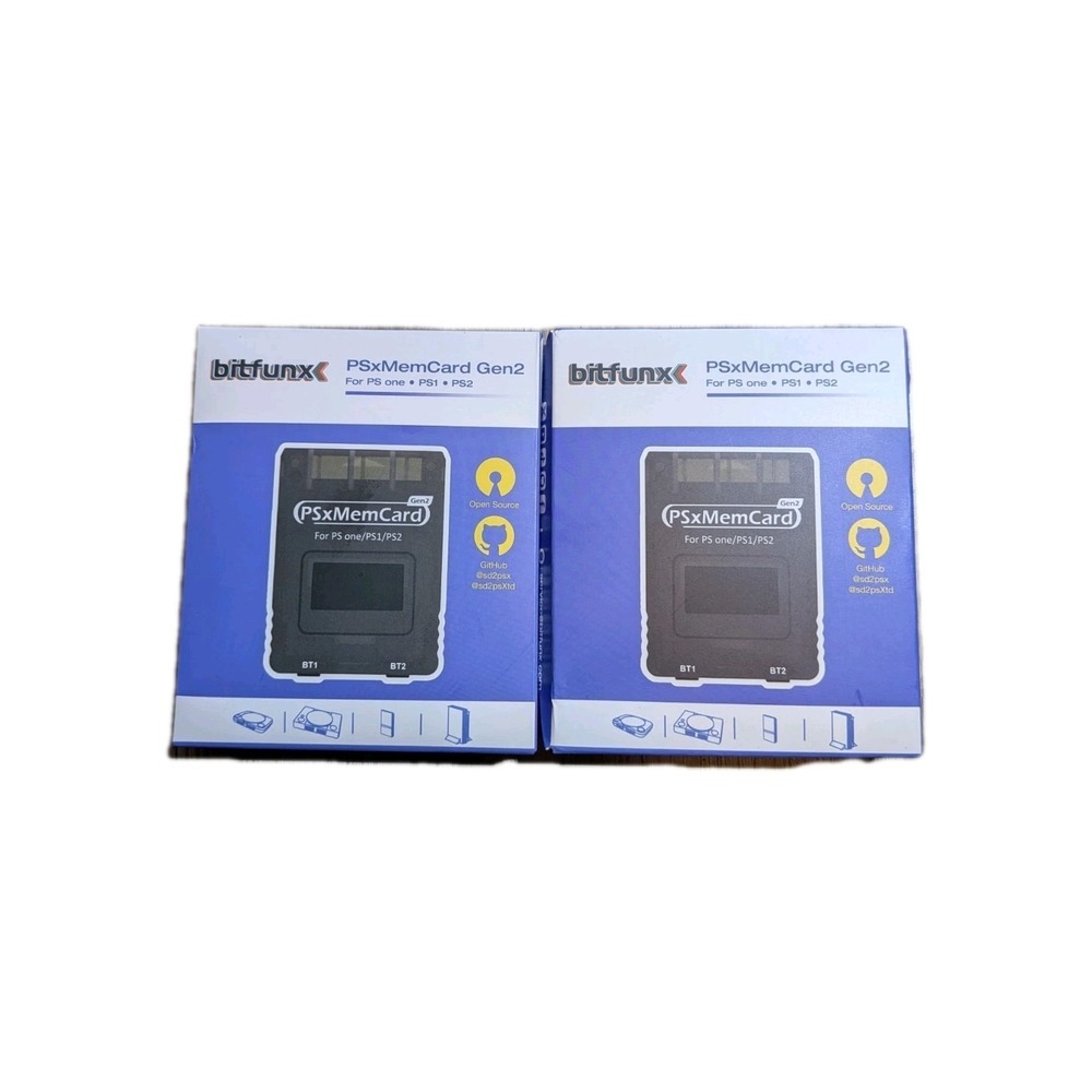 PSxMemCard Gen 2 Compatible with PS1/PS2 Brand New Sealed Box